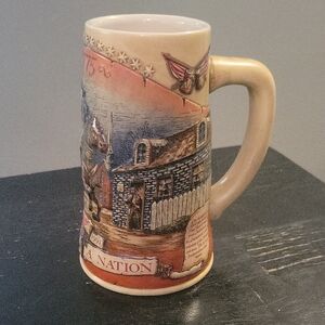 Patriotic Ceramic Mug with Handle